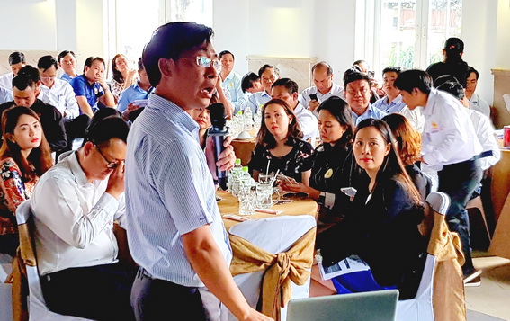 Ông Nguyễn Việt Phương, Chánh Văn phòng UBND tỉnh đã chia sẻ tại buổi Cà phê doanh nhân lần thứ 16